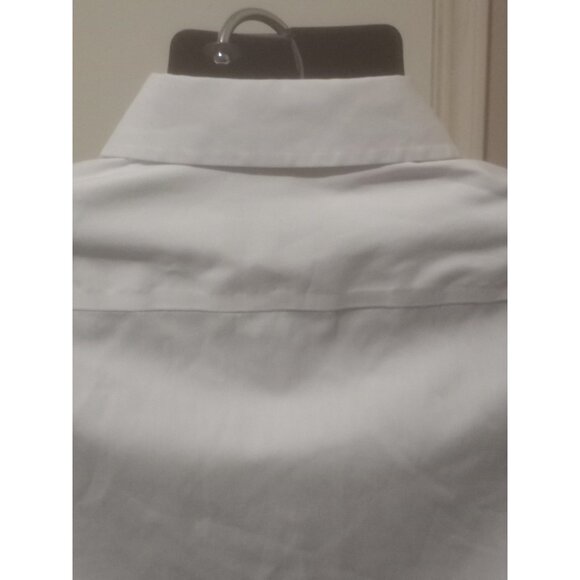 UNTUCKit Las Cases WF Men's Medium Tall Slim Fit White Long Sleeve Button Shirt - Picture 7 of 11